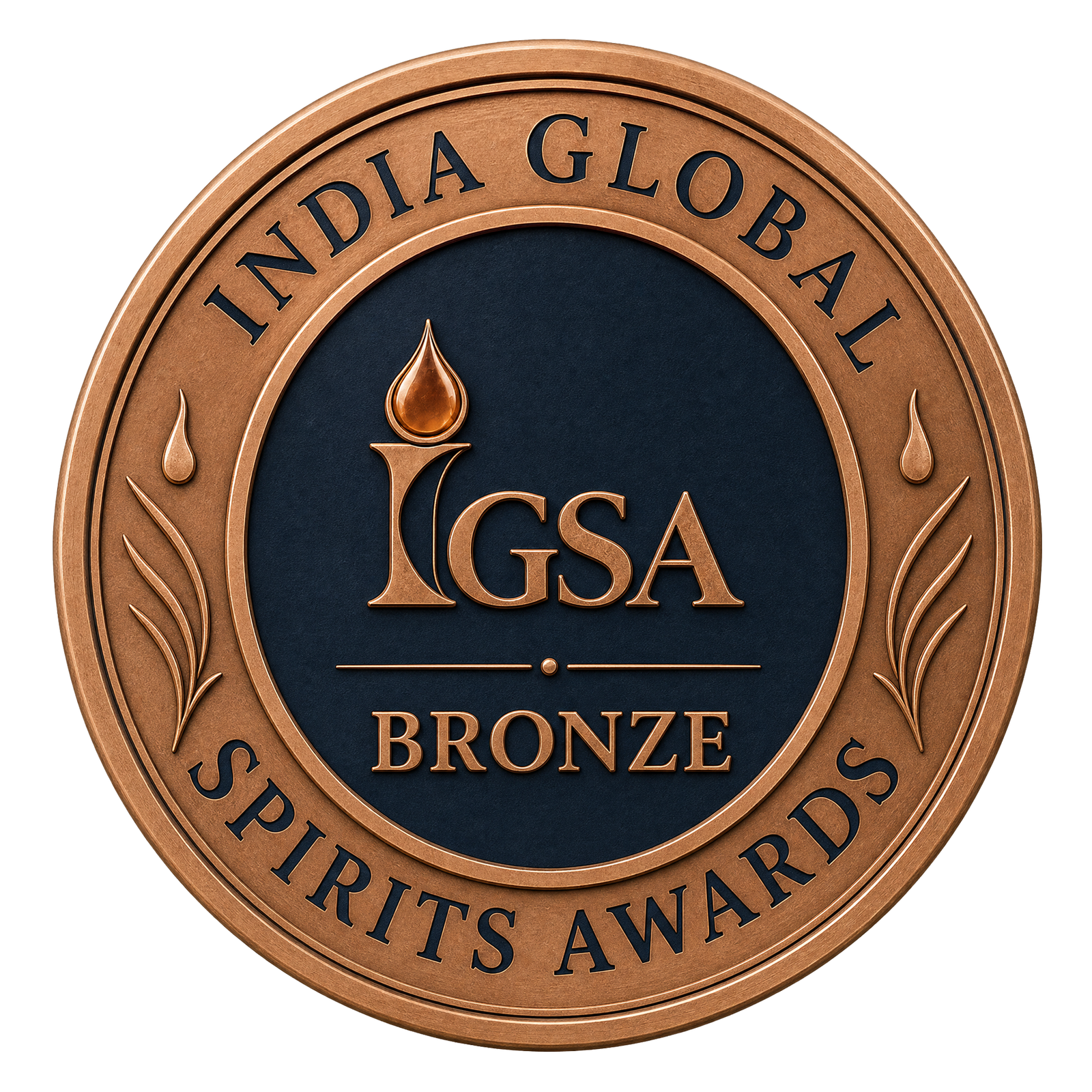 IGSA Bronze spirits award medal