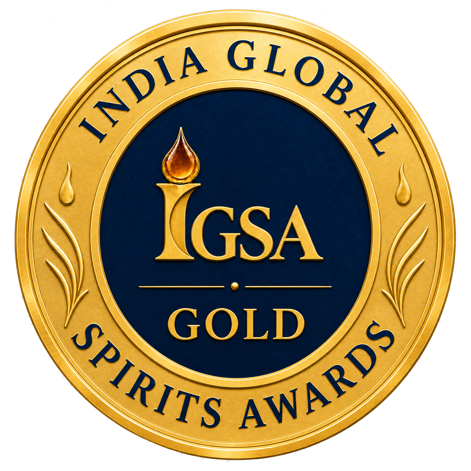 IGSA Gold spirits award medal